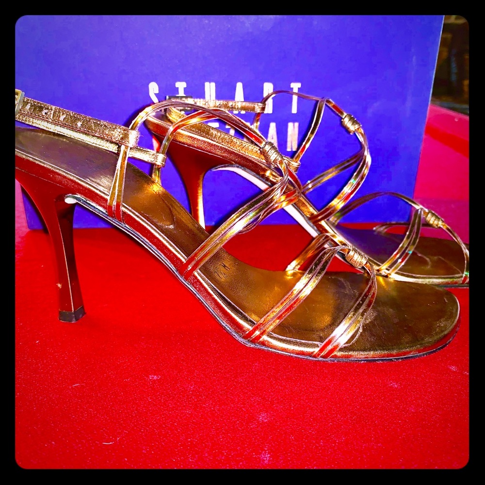 Stuart Weitzman Copper Heels ✴️ 7.5